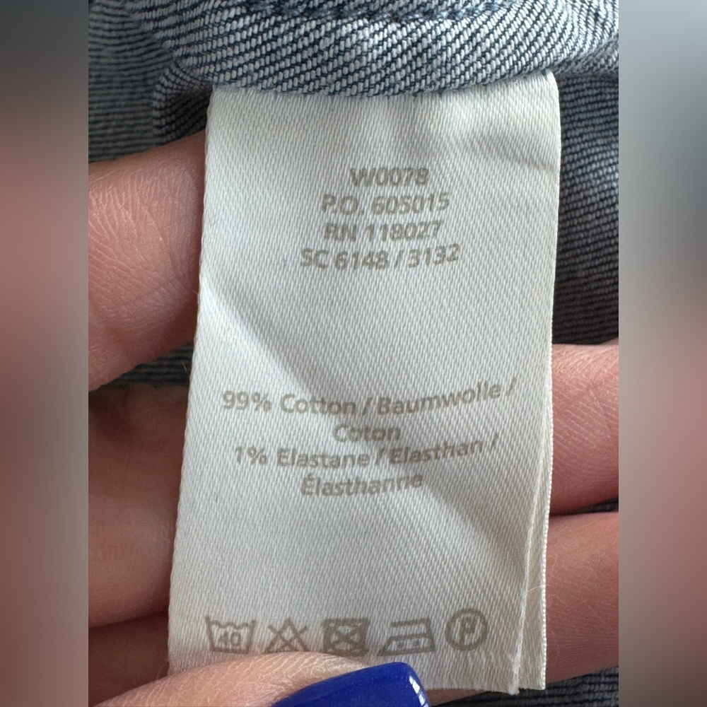 Boden Rhea‎ Denim Jean Knee Length Dress, Size US/4 - Picture 10 of 11